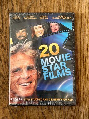 20 Movie Star Films 2009 DVD 2-Disc Anthology Nick Nolte Susan Sarandon New Seal